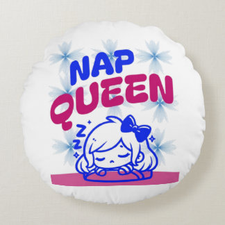 Grappig Nap Decor voor slaapkamer en bank Rond Kussen