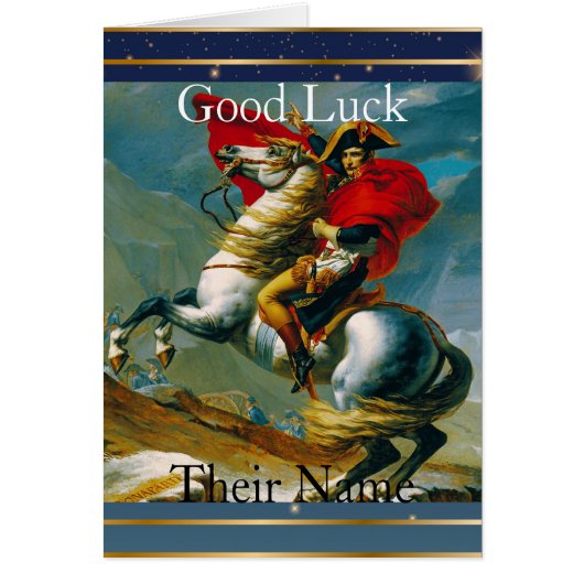 Grappig Napoleon Succes Kaart (Voorkant)