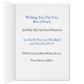 Grappig Napoleon Succes Kaart (Binnen (Rechts))