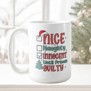 Grappig Naughty Nice Innocent Koffiemok