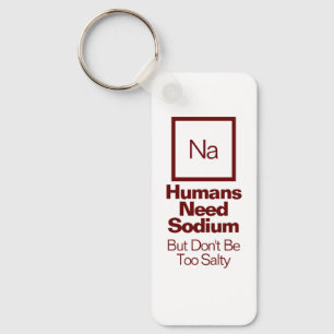 Grappig Nerdy Quote/Gezegde Chemie Joke Sleutelhanger