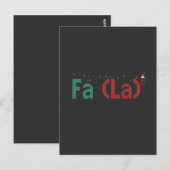 Grappig Nerdy Wiskunde Kerstmis Kerst Geschenk FA  Briefkaart (Voorkant / Achterkant)