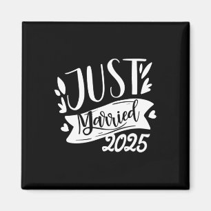 Grappig Net Getrouwd 2025 Schattige Bruid En Bruid Magneet