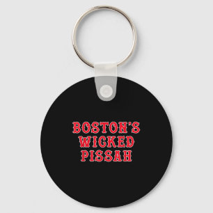 Grappig New England Boston's Wicked Ah Sleutelhanger