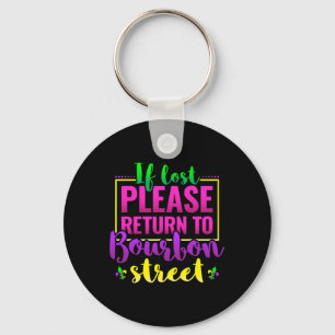 Grappig New Orleans Mardi Gras Louisiana Carnaval Sleutelhanger