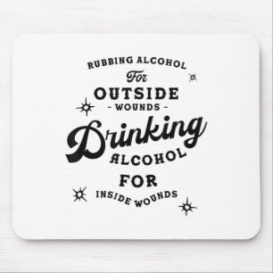 Grappig Nick Miller Citat Shirt_ Alcohol Grappig N Muismat