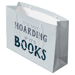 Grappig "Niet hamsteren als het boeken zijn" Boeke Groot Cadeauzakje