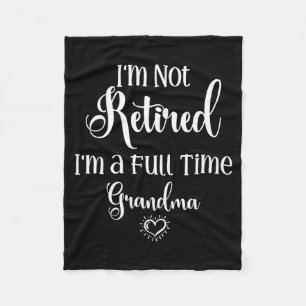 Grappig niet met pensioen een fulltime oma - moede fleece deken