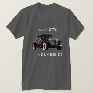 Grappig niet oud, maar klassieke intage-auto moder t-shirt