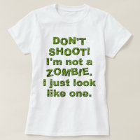 Grappig niet schieten, kijk gewoon als Zombie