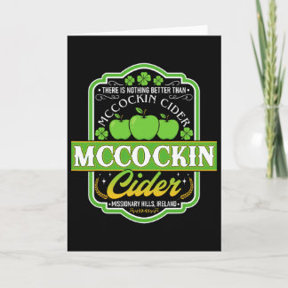Grappig Niets Beters Dan Mcin Cider St. Patricks  Kaart