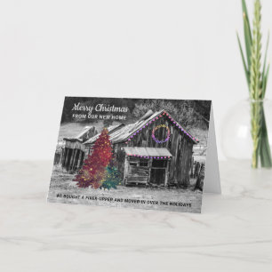 Grappig nieuw huis voor kerst  Fixer Upper Feestdagen Kaart