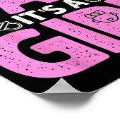 Grappig, nieuw pap cadeau voor mannen Vaderdag. Poster (Hoek)