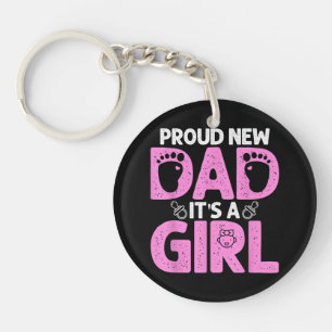 Grappig, nieuw pap cadeau voor mannen Vaderdag. Sleutelhanger