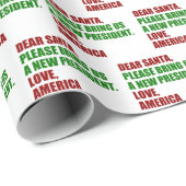 Grappig nieuw President voor kerst Cadeaupapier (Rol Hoek)