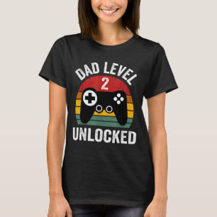 Grappig Nieuw Vader Shirt Vader Level 2 Ontgrendel