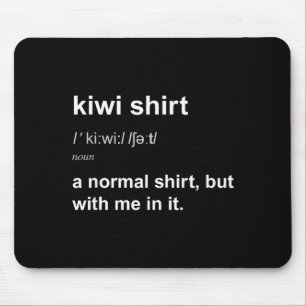 Grappig Nieuw-Zeeland Voor Mannen Vrouwen Kiwi Cad Muismat