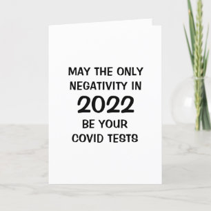 Grappig nieuwjaar 2022 feestdagen kaart