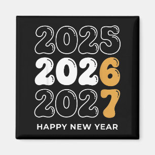 Grappig Nieuwjaar 2026 Kinderen Zes Zeven 67 Meme  Magneet