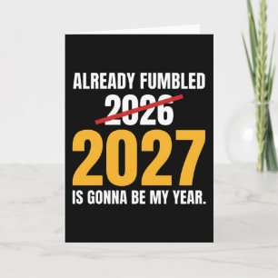 Grappig Nieuwjaar Al Verknald 2026 2027 Wordt Kaart
