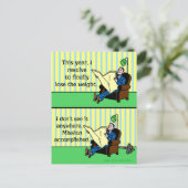 Grappig nieuwjaarsvoornemen Retro gewichtsverlies Feestdagenkaart (Staand voorkant)