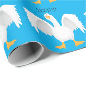 Grappig nieuwsgierig als cartoon cadeaupapier (Rol Hoek)