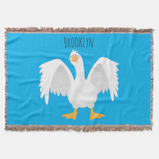 Grappig nieuwsgierig als cartoon deken (Voorkant)