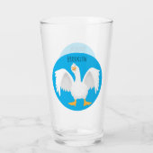 Grappig nieuwsgierig als cartoon glas (Achterkant)