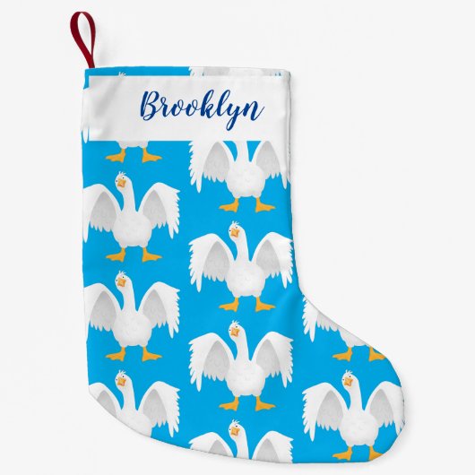 Grappig nieuwsgierig als cartoon kleine kerstsok (Voorkant)