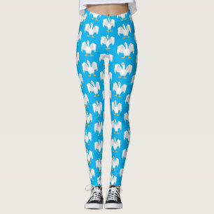 Grappig nieuwsgierig als cartoon leggings