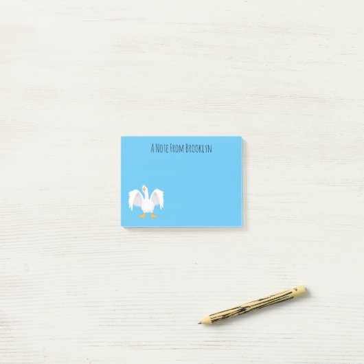 Grappig nieuwsgierig als cartoon post-it® notes (Op bureau)