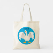 Grappig nieuwsgierig als cartoon tote bag (Achterkant)