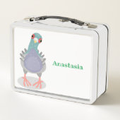 Grappig nieuwsgierig cartoon illustratie (Achterkant)