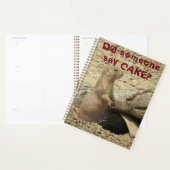 Grappig nieuwsgierig Prairie Dog zei iemand Cake Planner (Display)