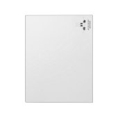 Grappig nieuwsgierige ogen - glimlach - voeg Jouw  Notitieblok (Gedraaid)