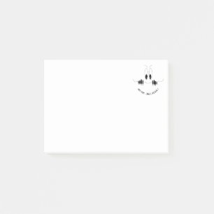Grappig nieuwsgierige ogen - glimlach - voeg Jouw Post-it® Notes