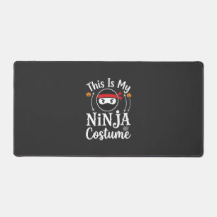 Grappig Ninja Kostuum Halloween Ontwerp_1 Bureaumat