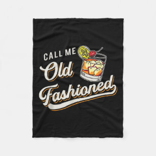 Grappig noem me ouderwetse alcoholische whisky fleece deken
