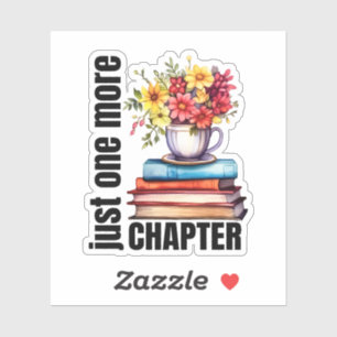 Grappig, nog een boekenliefhebber sticker