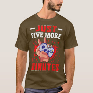 Grappig nog maar vijf minuten voor gamer Video Gam T-shirt