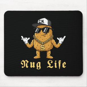 Grappig Nug Leven T-shirt Voor Hip Hop Liefhebber Muismat