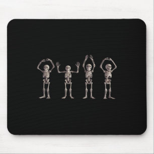 Grappig O-h-i-o State Skeleton Lover Ohio Hallowee Muismat