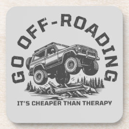 Grappig off-road citaat goedkoper dan therapie bier onderzetter