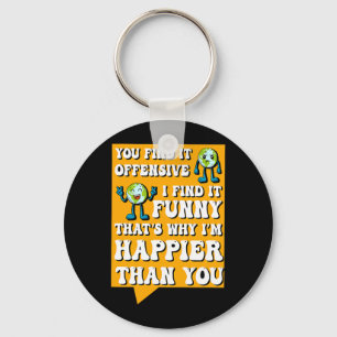 Grappig Offensief Sarcastisch Humor Citaten Geesti Sleutelhanger