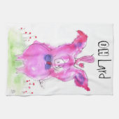 Grappig Oh Lard Pink Pig Keuken Handdoek (Horizontaal)