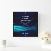 Grappig "Oh, snap" gebroken arm Vierkante Klok (Huis)