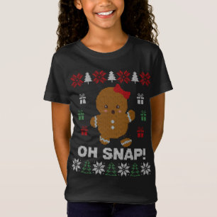 Grappig Oh Snap! Gingerbread Cookie Lelijke truien T-shirt