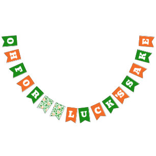 Grappig Oh Voor Alle Geluk St. Patrick's Dag Vlaggetjes