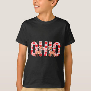 Grappig Ohio Herten Middenwesten Feest O-h-i-o Op T-shirt