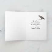 Grappig, Old Timer, Birthday, dus oud de Ravens ho Kaart (Binnen)